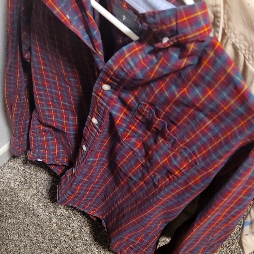 Collard plad shirt